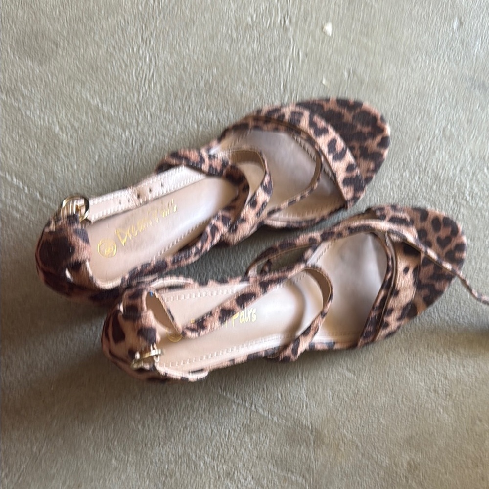 Forever 21 Leopard Print Sandals